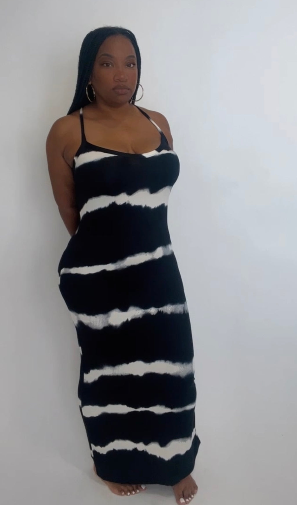 Tie Dye Maxi (Black)