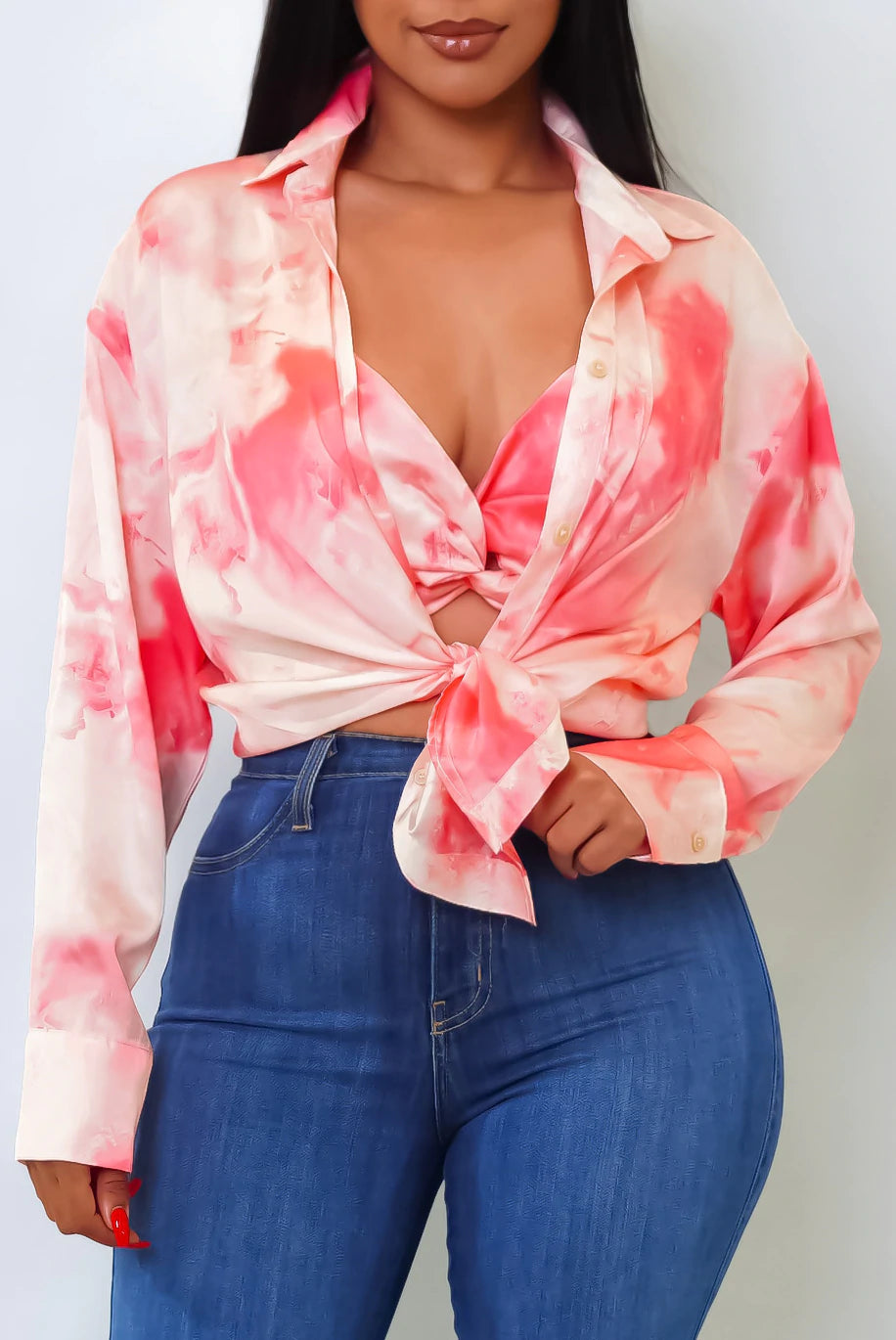 Rosy Two Piece Top